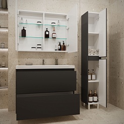 Stella Polare Зеркальный шкаф Фройд 1000х800/С с Led-подсветкой и подогревом – фотография-11